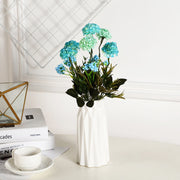13.7 Inch Vintage Artificial Hydrangea Bush Bouquet Bulk Quantity