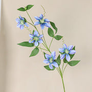 31 Inch Clematis Spray Stems 10 Pcs Artificial Silk Flowers Bulk Pack