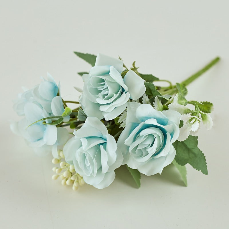 11 Inch Artificial Silk Gardenia and Hydrangea Bush Mixed Flowers Bulk Wholesale