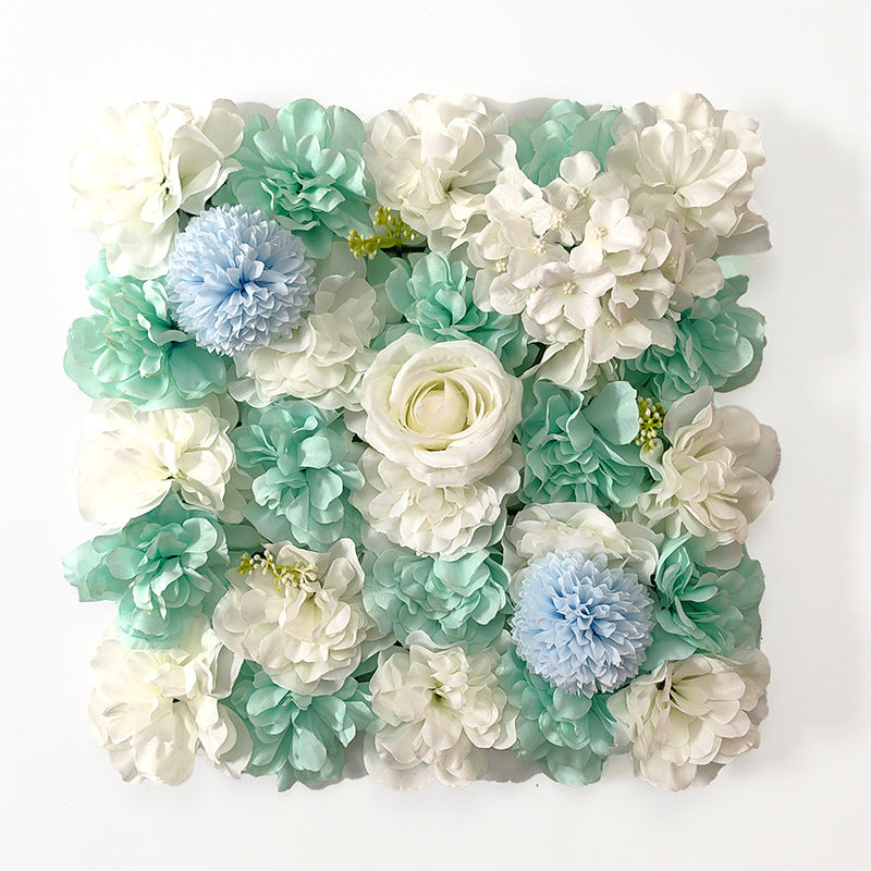 15 x 15 Inch 3D Silk Rose Flower Wall Panels Bulk Floral Decorative Panels