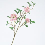 2 Pcs 33.4 Inch Blue Plumbago Artificial Silk Flower Stems