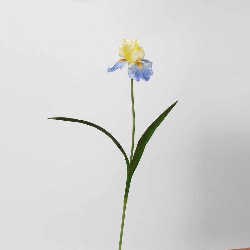29 Inch Fantasy Iris Artificial Flower Stems, Real Touch, 10 Pcs, Bulk Christian Arrangements