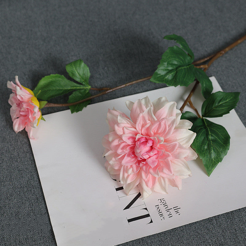 Dahlia Artificial Flower Stems 12 Inch 10 Pcs Bulk Floral Arrangements for Events