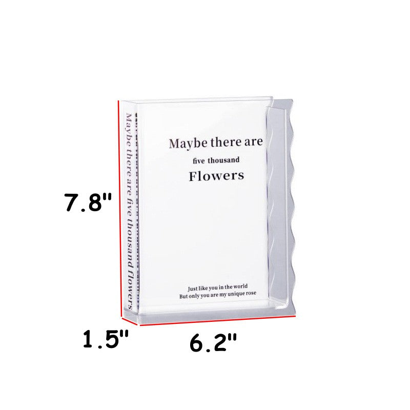 Bulk Book Acrylic Vases Wholesale