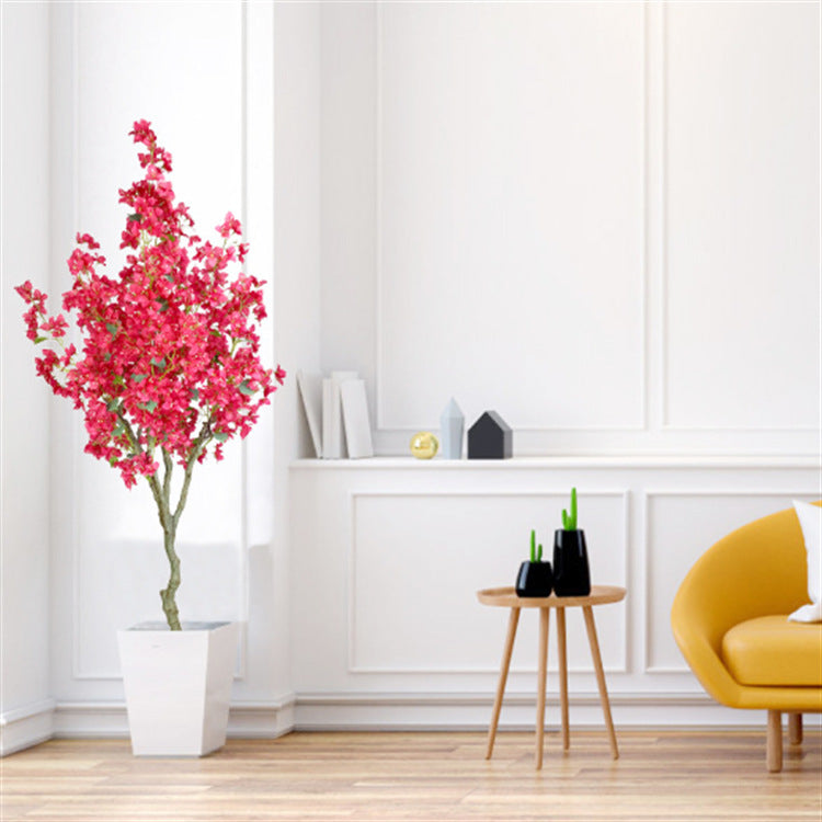 3 Ft Artificial Bougainvillea Tree Bulk Wholesale, Silk Leaves, Outdoor Decor