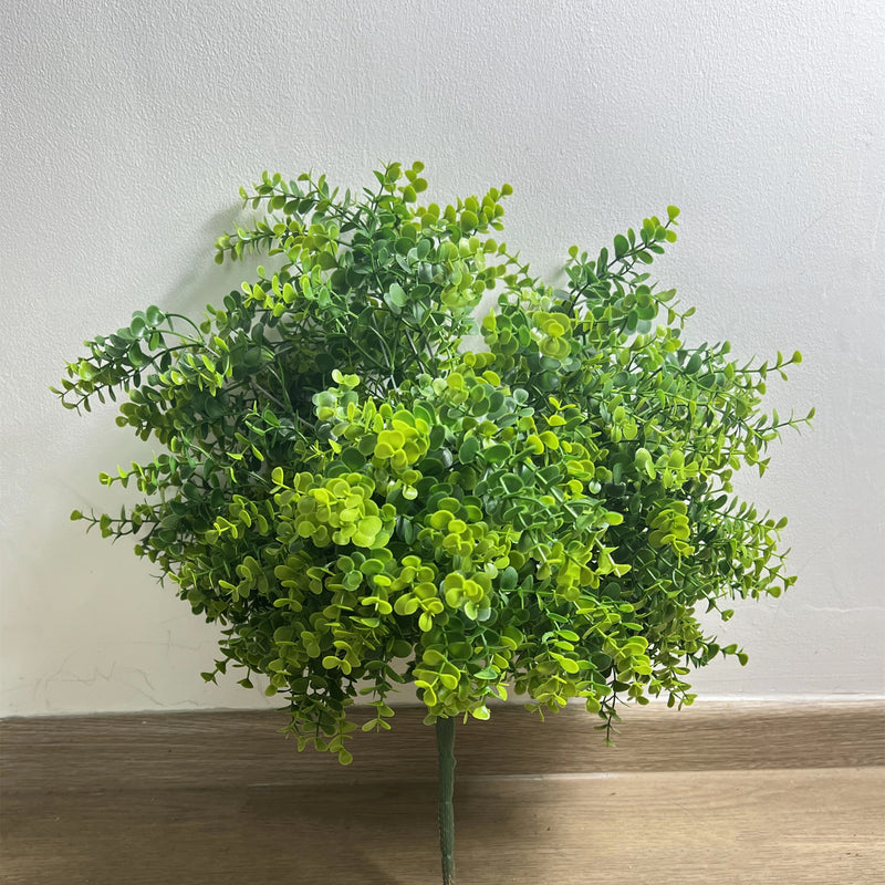 20 Inch Artificial Boxwood Bush 1 Pc UV Resistant Large Outdoor Green Foliage Plant