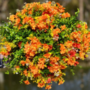 24 Bundles Artificial Spring Daisy Flowers with Greenery, UV Resistant, Outdoor Durable