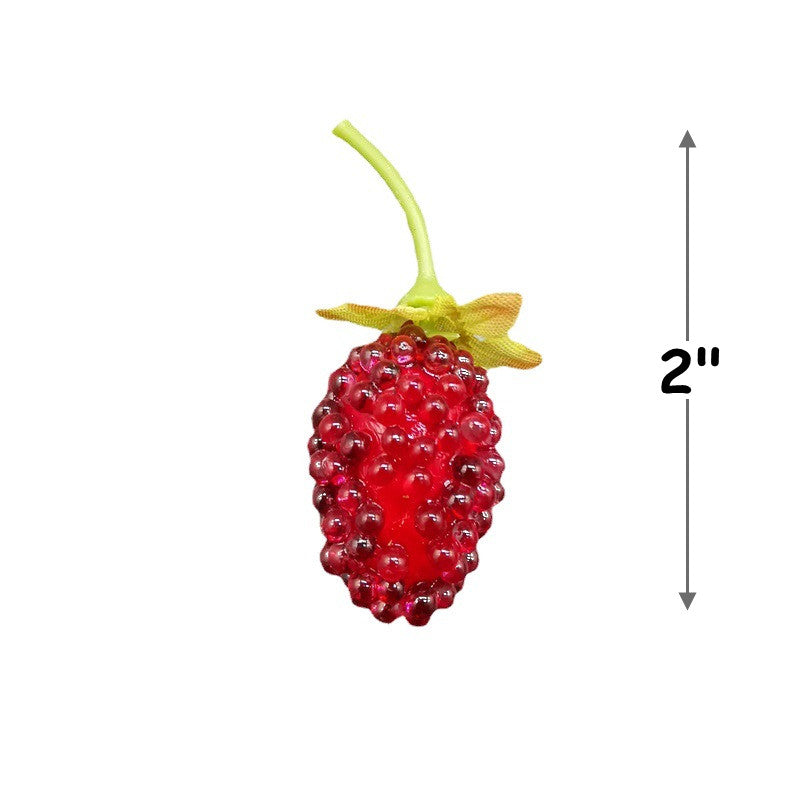 10 Pcs Artificial Mulberry Fruit Stems, Lifelike Silk Mulberry Decorations for Home, Bulk Set