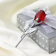 3.5 Inch Small Artificial Crystal Rose – Bulk Quantity, Decorative Flower for Gifts