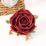 Cabbage Rose Silk Flower Heads 50 Pcs Artificial Flowers for DIY Wedding Bouquets Centerpieces Home Decor