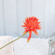 24 Pcs Artificial Silk Artichoke Stems, Autumn Floral Arrangement, Bulk Pack