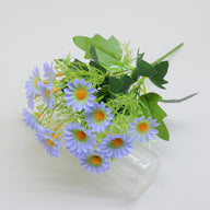 Bulk 13" Artificial Daisy Flowers Bush UV Resistant Fake Flowers for Home Garden Decorations Wholesale