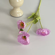 Bulk 23" Artificial Silk Poppy Flowers Fake Poppy with Stems for Home Wedding Party Tables Decor Wholesale