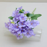 Bulk 12.6" Hydrangea Bush Artificial Silk Flowers for Home Wedding and Party Decoration Wholesale