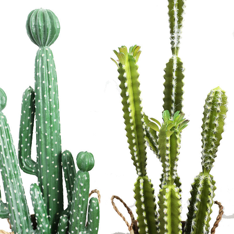 10 Pcs Artificial Cactus Stems Bulk Set Faux Succulent Plants for Landscaping