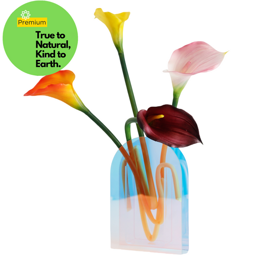Real Touch Calla Lily Stem, Artificial Silk Flower, 12 Inch, Single Stem