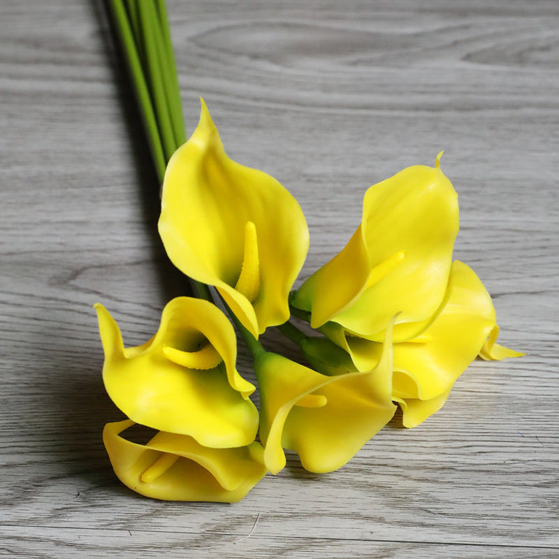 13 Inch Calla Lily Bouquet 12 Stems Real Touch Artificial Flowers for Table Centerpieces