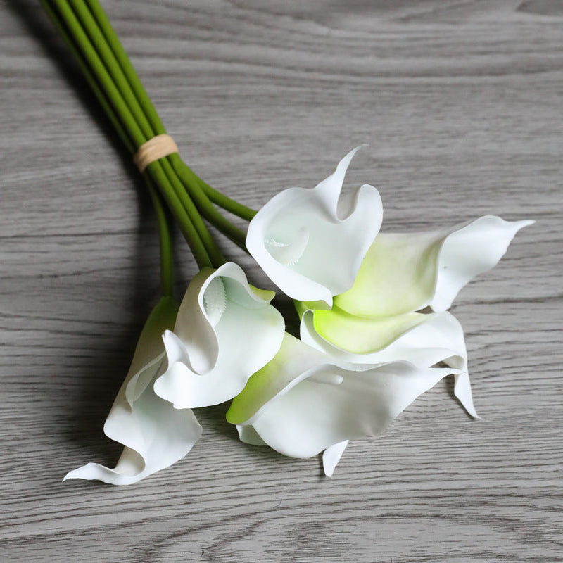 13 Inch Calla Lily Bouquet 12 Stems Real Touch Artificial Flowers for Table Centerpieces