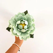 Porcelain Camellia Flower Stems 10 Pcs Ceramic Artificial Floral Craft Decoration