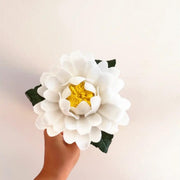 Porcelain Camellia Flower Stems 10 Pcs Ceramic Artificial Floral Craft Decoration