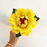 Porcelain Camellia Flower Stems 10 Pcs Ceramic Artificial Floral Craft Decoration