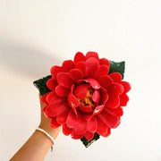 Porcelain Camellia Flower Stems 10 Pcs Ceramic Artificial Floral Craft Decoration