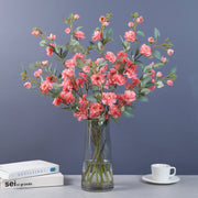 Extra Long Camellia Stems Spray Branches 12 Inch Silk Artificial Flowers Bulk Pack