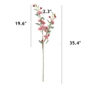 Extra Long Camellia Stems Spray Branches 12 Inch Silk Artificial Flowers Bulk Pack