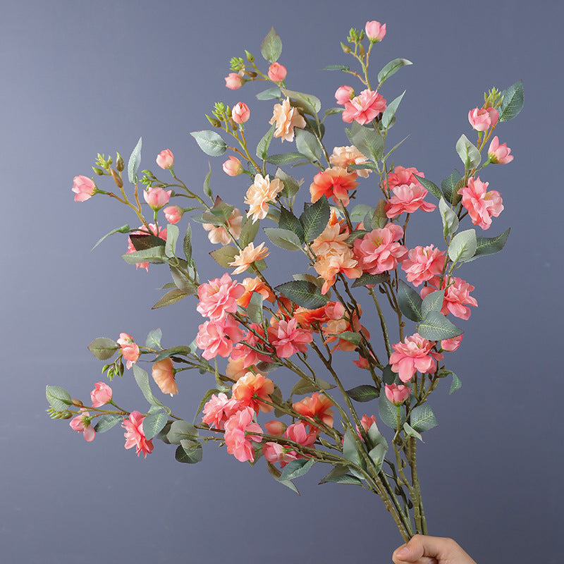 Extra Long Camellia Stems Spray Branches 12 Inch Silk Artificial Flowers Bulk Pack