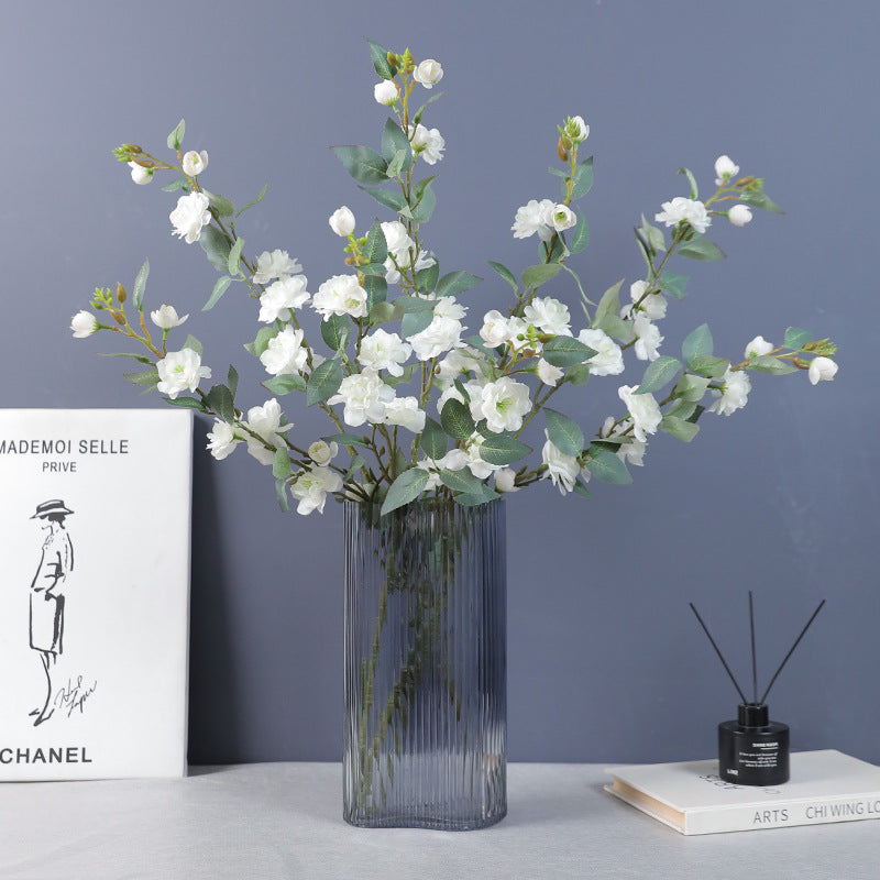Extra Long Camellia Stems Spray Branches 12 Inch Silk Artificial Flowers Bulk Pack