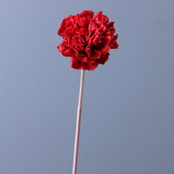 Bulk Autumn Silk Flowers 17" Burnt Retro Curly Edge Carnation Stems Wholesale