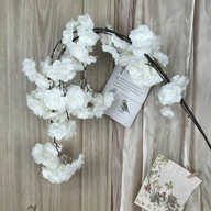 Handmade Artificial Cherry Blossom Garland - 2 Pack Wedding Arch & Backdrop Decor