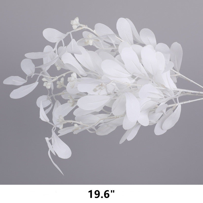 Artificial White Flowers Combo - 6 Stems Silk Floral Arrangement