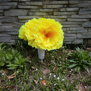 Artificial Peony Flowers in Vase for Cemetery Graves Memorials Bulk Wholesale Arrangement