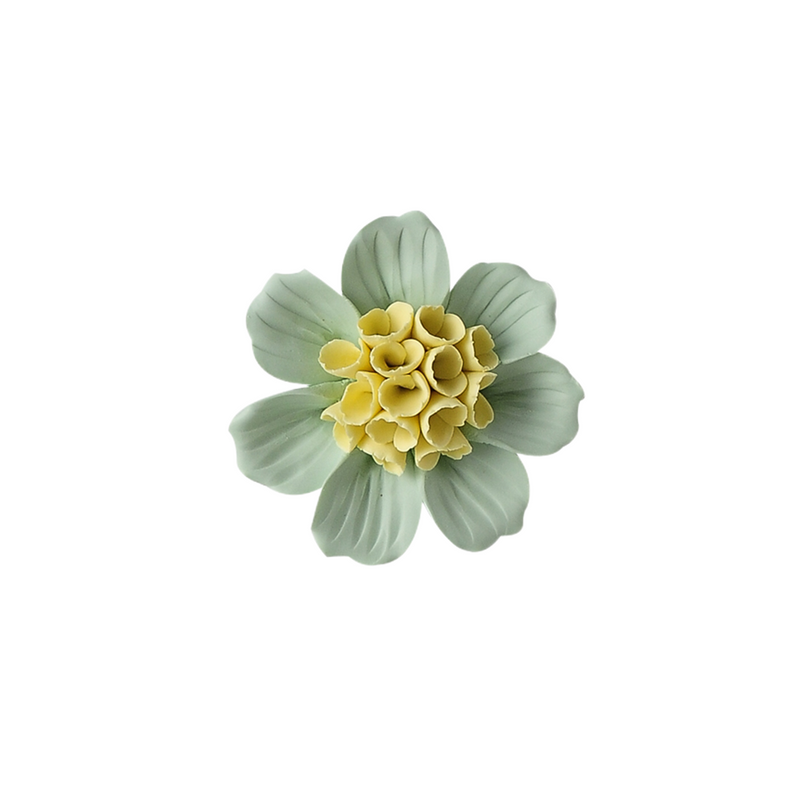 4.7 Inch Porcelain Artificial Flowers Bulk Ceramic Hanging Decoration Crafts