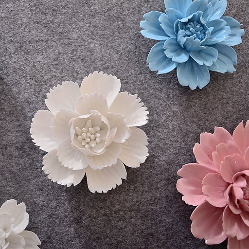 4.7 Inch Porcelain Peony Artificial Flowers Hanging Decoration Bulk Wholesale