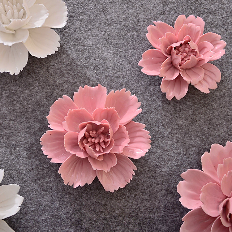 4.7 Inch Porcelain Peony Artificial Flowers Hanging Decoration Bulk Wholesale