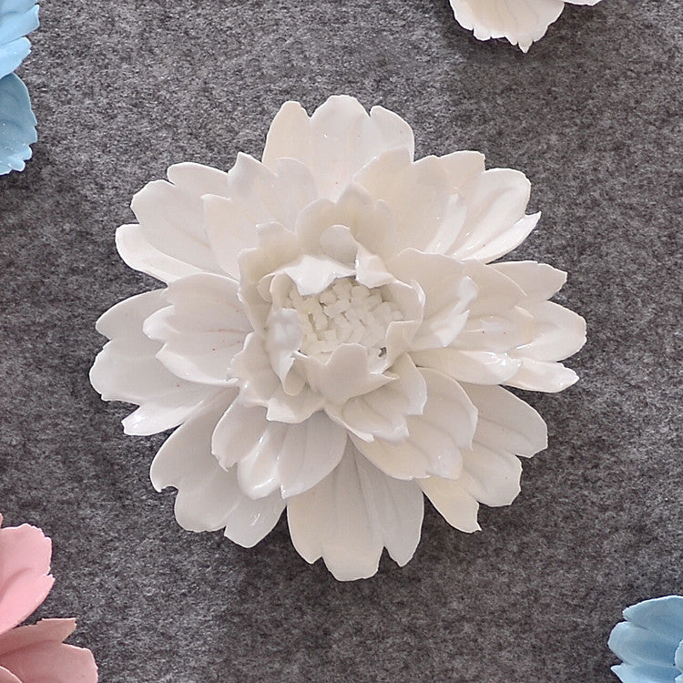 4.7 Inch Porcelain Peony Artificial Flowers Hanging Decoration Bulk Wholesale