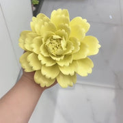 7 Inch Porcelain Peony Flowers Artificial Ceramic Hanging Decoration Bulk Pack