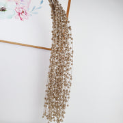 5 Pcs Artificial Glitter Berry Long Stems Christmas Flower Arrangement Decoration