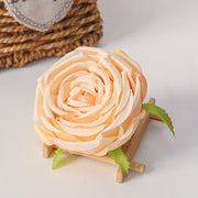 Cabbage Rose Silk Flower Heads 50 Pcs Artificial Flowers for DIY Wedding Bouquets Centerpieces Home Decor