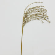 Glitter Christmas Tree Picks and Sprays, 12 Inch Artificial Branches with Sequins, 10 Pcs Bulk Ornaments
