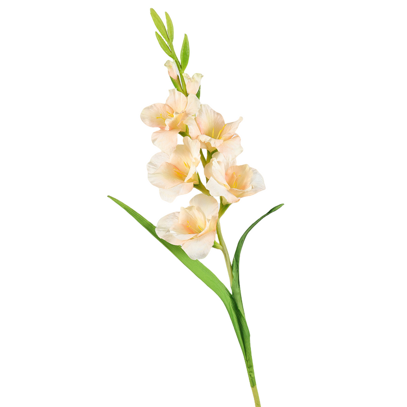 35 Inch Extra Tall Gladiolus Stem Silk Flowers Bulk Faux Spring Floral Arrangement