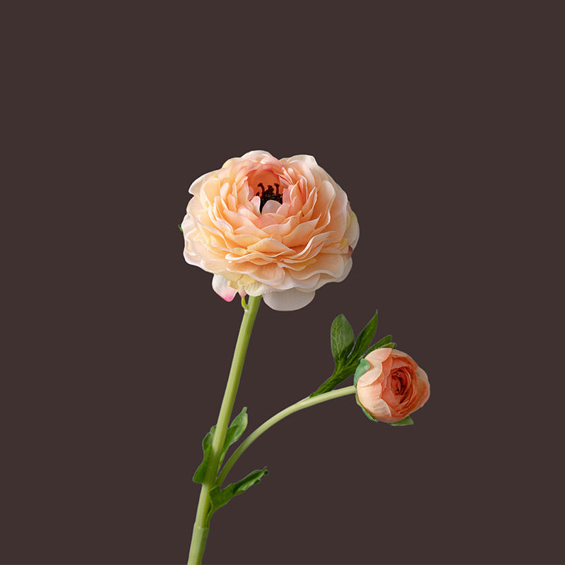 20 Inch Ranunculus Stems 10 Pcs Artificial Silk Flowers for Wedding Home Decoration