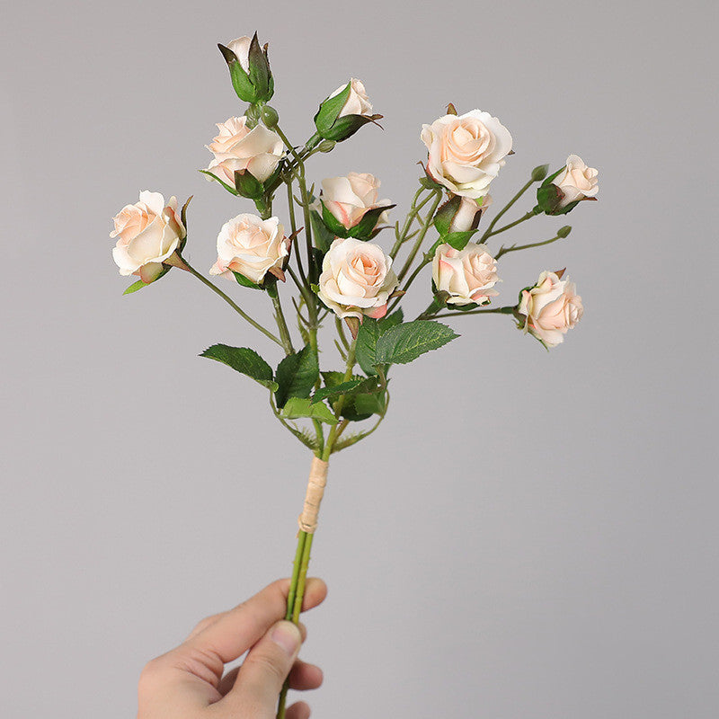 15 Inch Artificial Bubbles Spray Roses 10 Stems Bulk Wedding DIY Silk Flowers