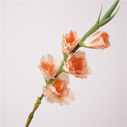 33.4 Inch Extra Tall Real Touch Gladiolus Stems 3 Pcs Lifelike Silk Artificial Flowers for Wedding Home Decor