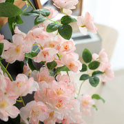 69 Inch Artificial Pink Cherry Blossom Vine for Spring Decor, Bulk Quantity