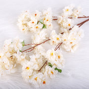 42.5 Inch Extra Tall Cherry Blossom Branches, 10 Pcs Artificial Faux Spring Flowers