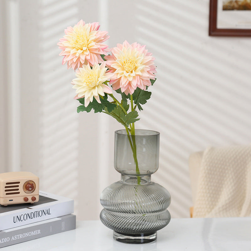 20 Inch Artificial Dahlia Stem Spray, Silk Flowers, Bulk Wholesale, 1 Stem