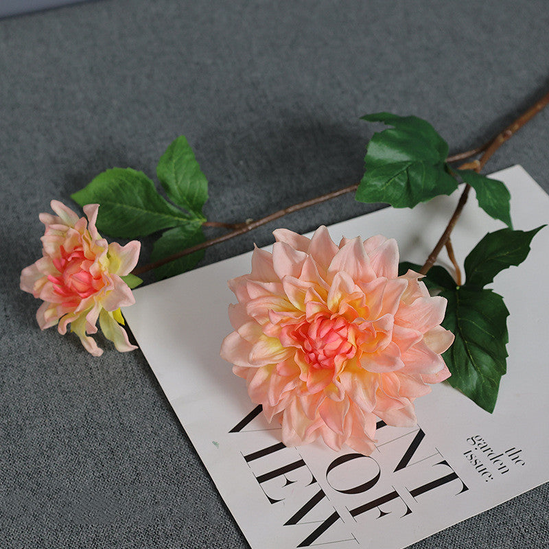 Dahlia Artificial Flower Stems 12 Inch 10 Pcs Bulk Floral Arrangements for Events
